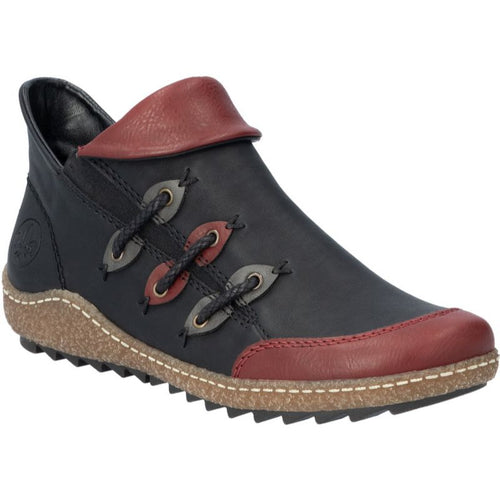 Women's Remonte Liv 82 - Wine/Schwarz/Smoke
