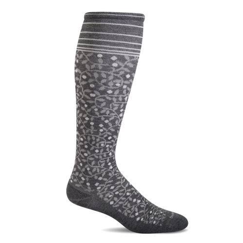 Women's Sockwell New Leaf Firm Graduated Compression Socks - Charcoal