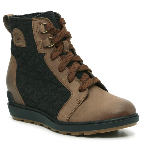 Women’s Sorel Evie II NW Lace Plus Waterproof – Tobacco/Black