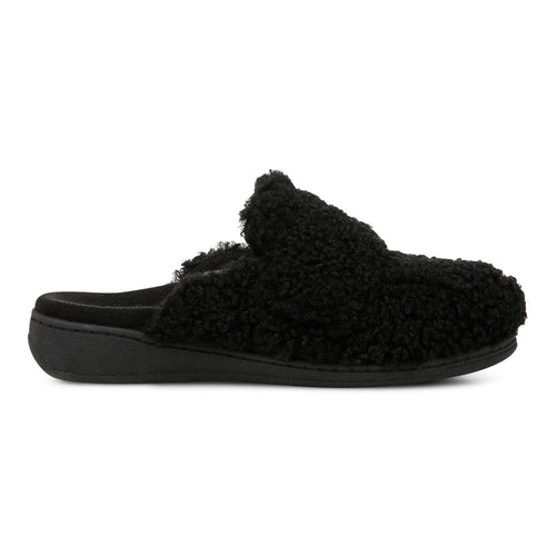 Women's Vionic Gemma II Slippers - Black Shearling