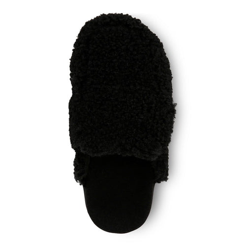 Women's Vionic Gemma II Slippers - Black Shearling