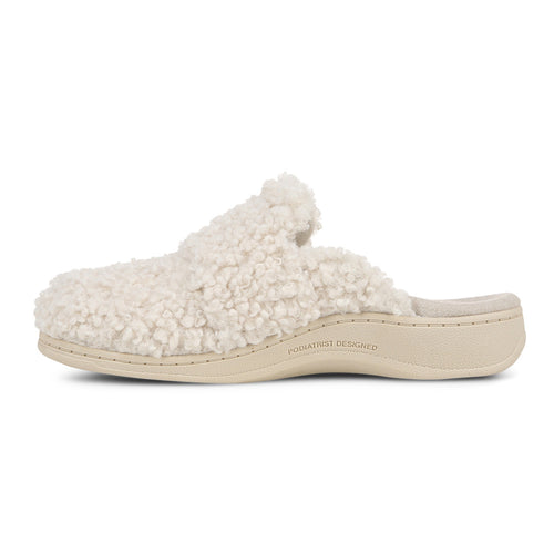 Women’s Vionic Gemma II Slippers – Cream Shearling