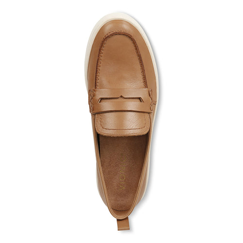 Women’s Vionic Uptown Loafer – Camel Leather