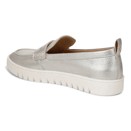 Women’s Vionic Uptown Loafer – Silver Leather