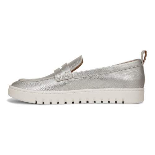 Women’s Vionic Uptown Loafer – Silver Leather