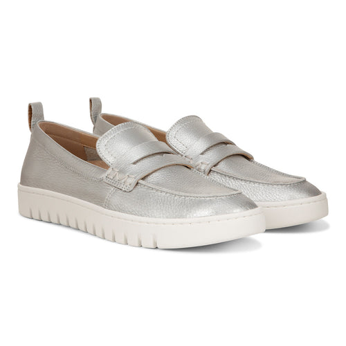 Women’s Vionic Uptown Loafer – Silver Leather