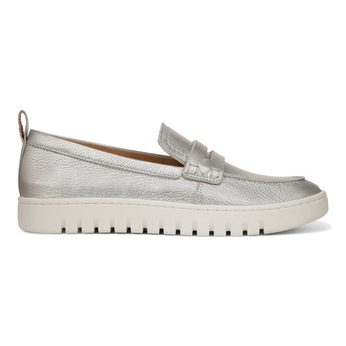 Women’s Vionic Uptown Loafer – Silver Leather