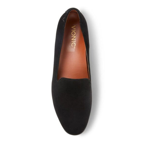 Women's Vionic Willa Loafer - Black Suede