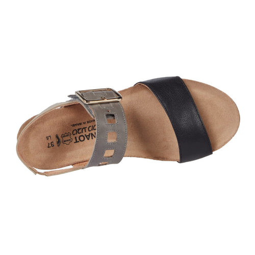 Women's Naot Dynasty - Soft Black/Foggy Gray