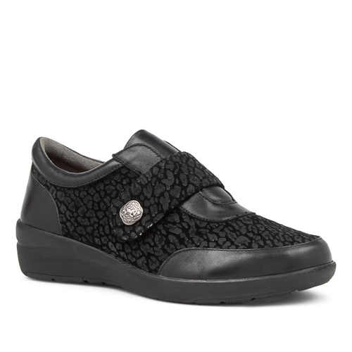 Women's Ziera Nicky - Black Leopard