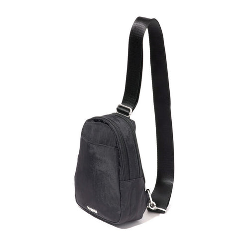 Baggallini Double Zip Mini Sling - Black