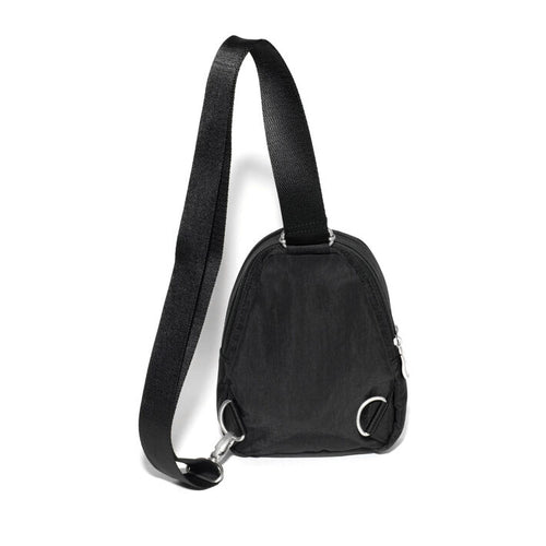 Baggallini Double Zip Mini Sling - Black
