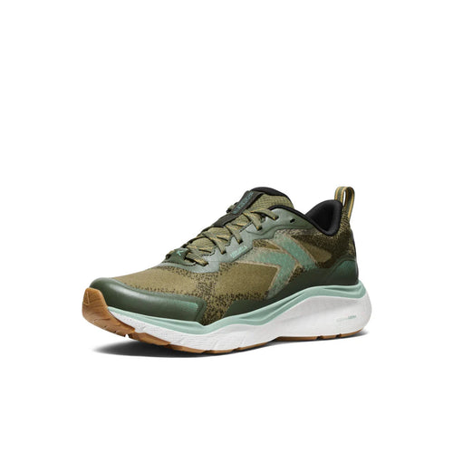 Women's KEEN Leiki Waterproof Hiking Shoe - Winter Moss/Granite Green