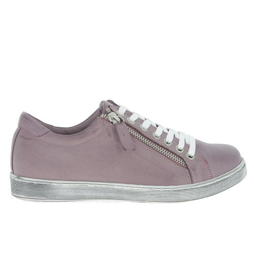Women’s Andrea Conti Low Zip Sneaker – Amethyst