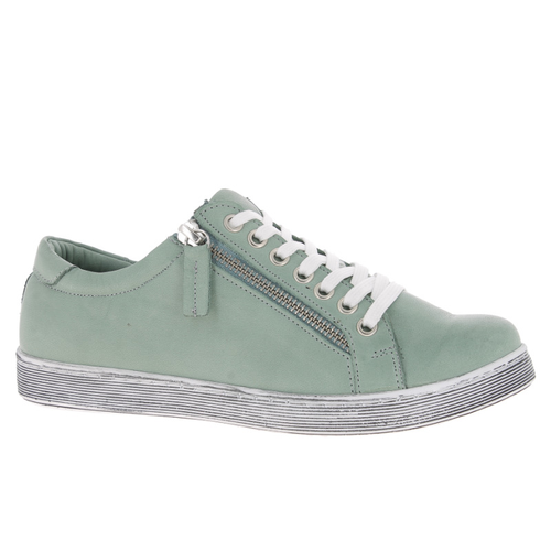 Women’s Andrea Conti Low Zip Sneaker – Peppermint