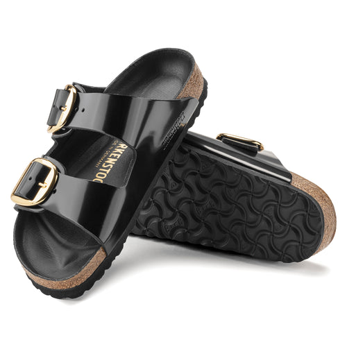 Women’s Birkenstock Arizona Big Buckle – High Shine Black