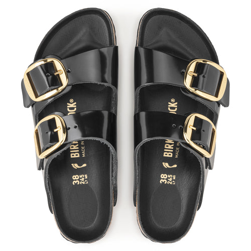 Women’s Birkenstock Arizona Big Buckle – High Shine Black