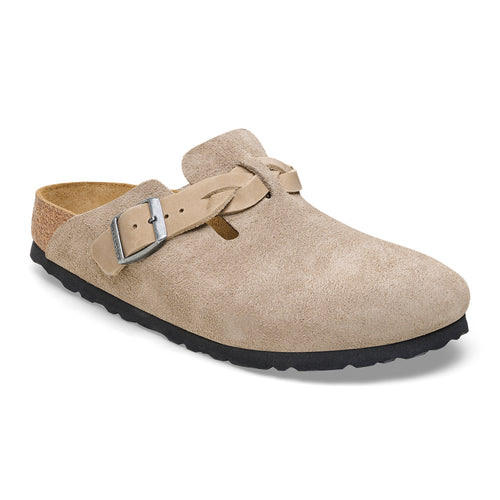 Women’s Birkenstock Boston Braided – Taupe