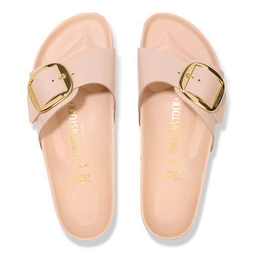 Women’s Birkenstock Madrid Big Buckle – High Shine Beige