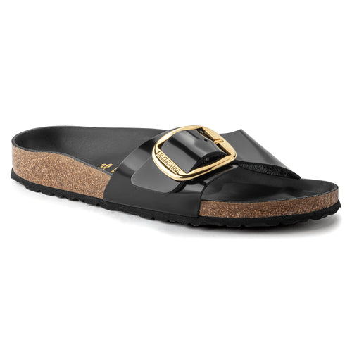 Women’s Birkenstock Madrid Big Buckle – High Shine Black