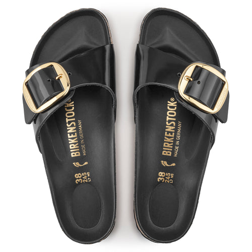 Women’s Birkenstock Madrid Big Buckle – High Shine Black