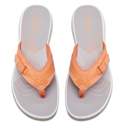 Women's Clarks Breeze Sea - Tangerine/Pop