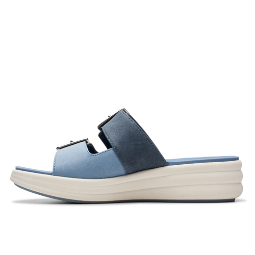 Women's Clarks Drift Buckle - Denim Combi