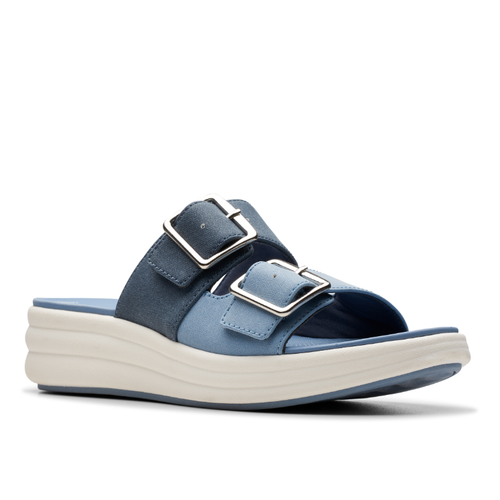Women's Clarks Drift Buckle - Denim Combi