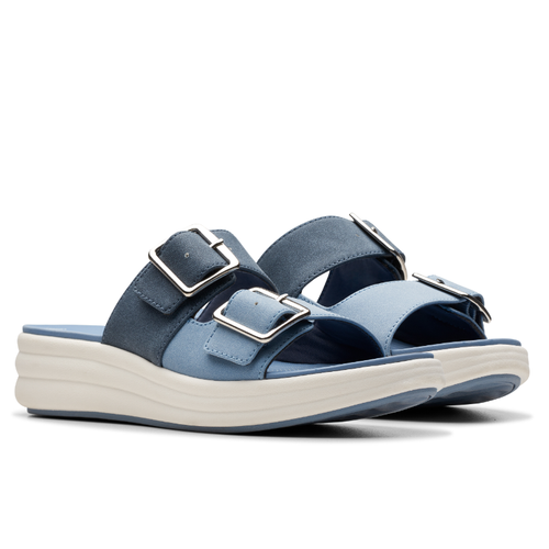 Women's Clarks Drift Buckle - Denim Combi