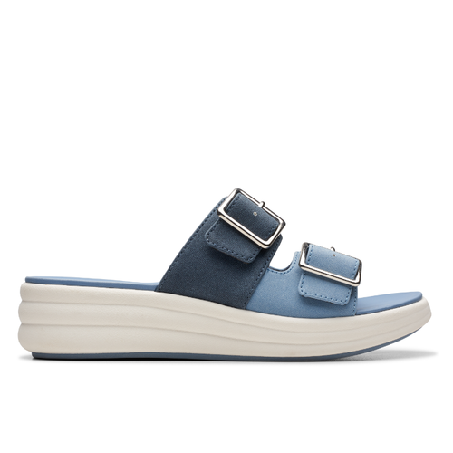 Women's Clarks Drift Buckle - Denim Combi