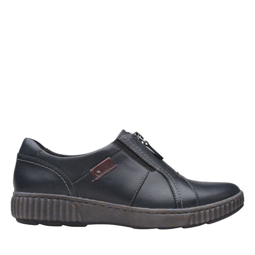 Women’s Clarks Magnolia Zip – Black Leather