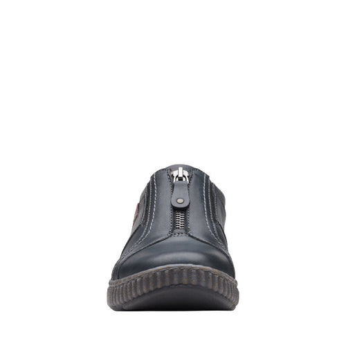 Women’s Clarks Magnolia Zip – Black Leather