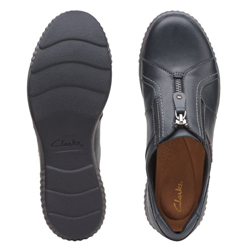 Women’s Clarks Magnolia Zip – Black Leather