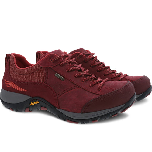 Women's Dansko Paisley Waterproof - Red Burnished Suede