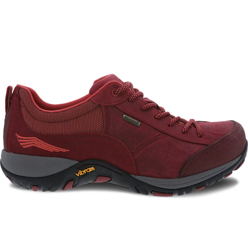 Women's Dansko Paisley Waterproof - Red Burnished Suede
