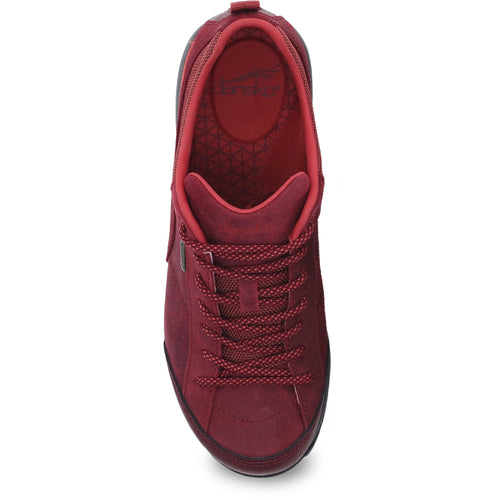 Women's Dansko Paisley Waterproof - Red Burnished Suede