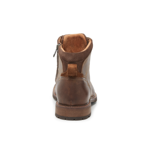 Men's Florsheim Chalet Cap Toe Boot - Brown Crazy Horse