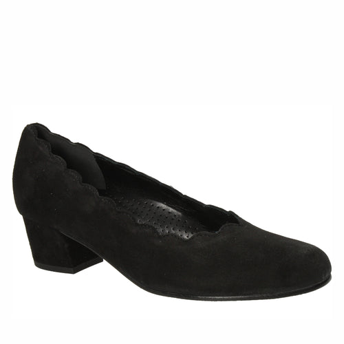 Women's Gabor Scalloped Pump - Schwarz