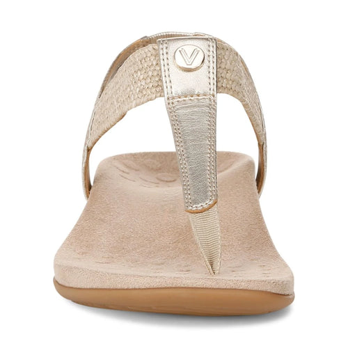 Women's Vionic Brea Toe Post Slingback Sandal - Gold