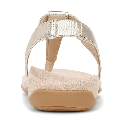 Women's Vionic Brea Toe Post Slingback Sandal - Gold