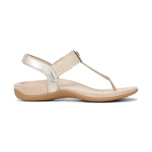 Women's Vionic Brea Toe Post Slingback Sandal - Gold