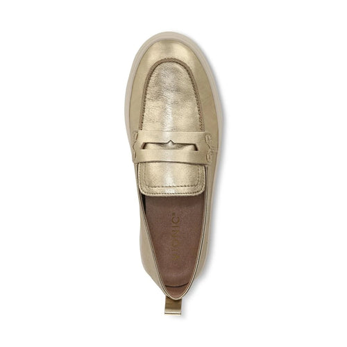 Women’s Vionic Uptown Loafer - Gold Leather