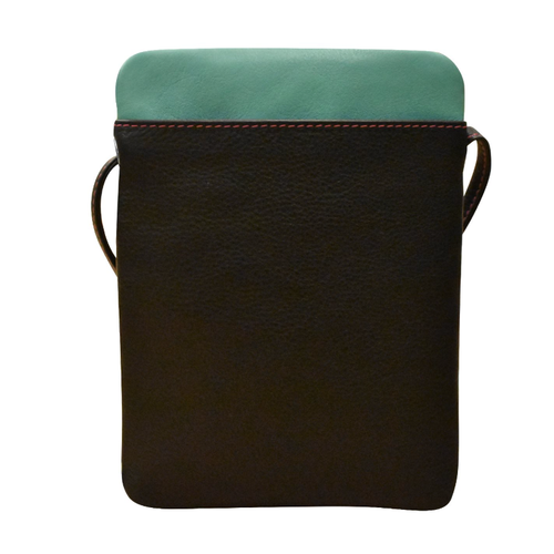 ili New York Small Triple Zip Crossbody - Black Brights