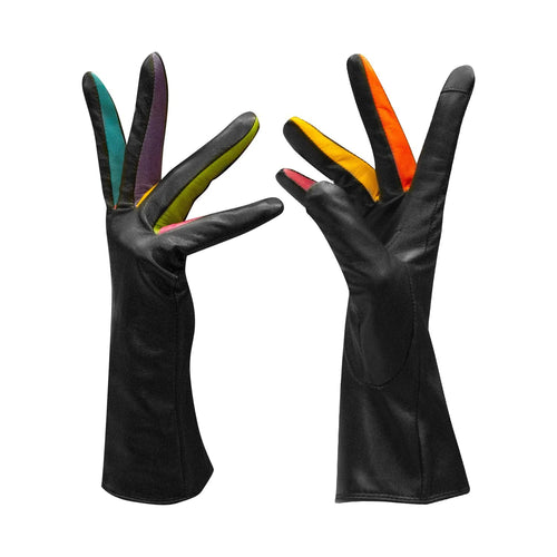 ili New York Multicolor Tech Gloves - Black Multi