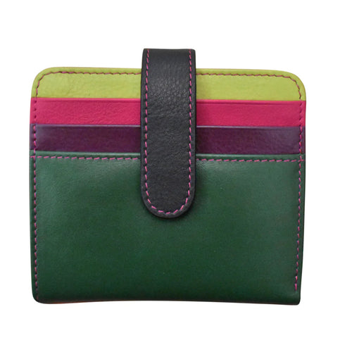 ili New York Bifold Credit Card Wallet - Forest Multi