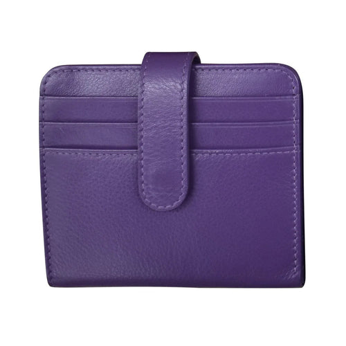 ili New York Bifold Credit Card Wallet - Purple