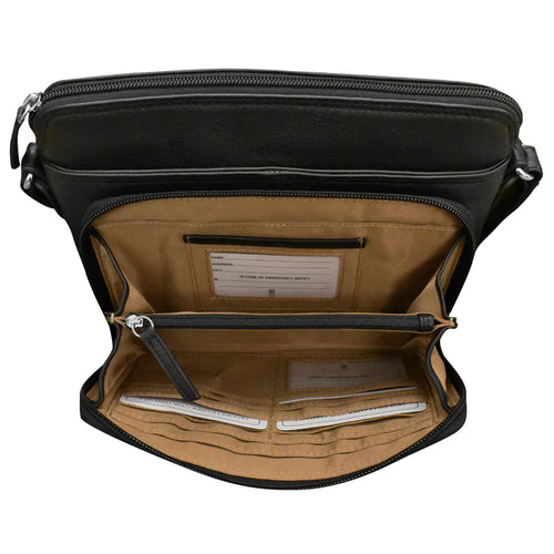 ili New York Crossbody Organizer - Black