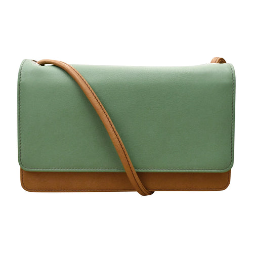 ili New York Flap Phone Bag Organizer - Sage Multi