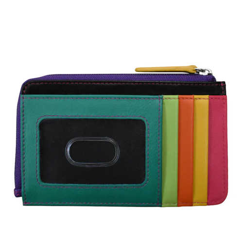ili New York Flat Card Case - Black Brights