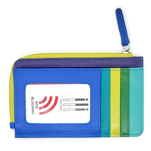 ili New York Flat Card Case - Cool Tropics
